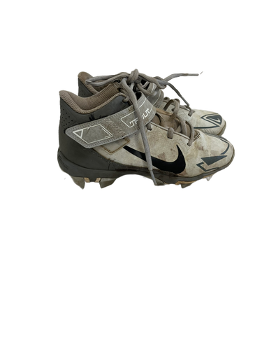 Used Nike TROUT BB/SB Cleats Grey Junior 03.5 11692-S000138128