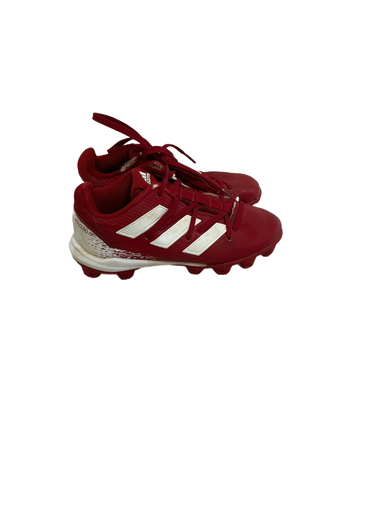 Used Adidas ADIZERO BB/SB Cleats Red Youth 13.0 11692-S000138145