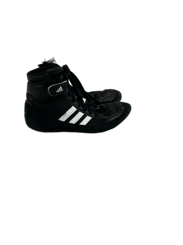 Used Adidas HVC Wrestling Shoes Black Junior 04 11692-S000138169