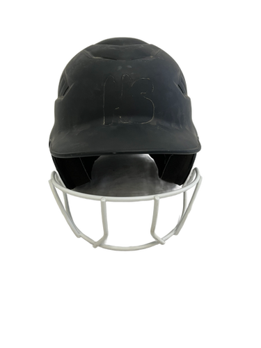 Used Rawlings RCFH Batting Helmet w/Mask Black One Size 11692-S000138147