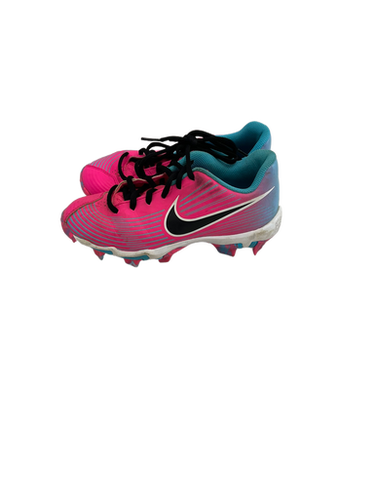 Used Nike HYPERDIAMOND BB/SB Cleats Pink Junior 02 11692-S000138173