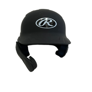 Used Rawlings MACHEXT-SR Batting Helmet No Mask Black One Size 11692-S000138175