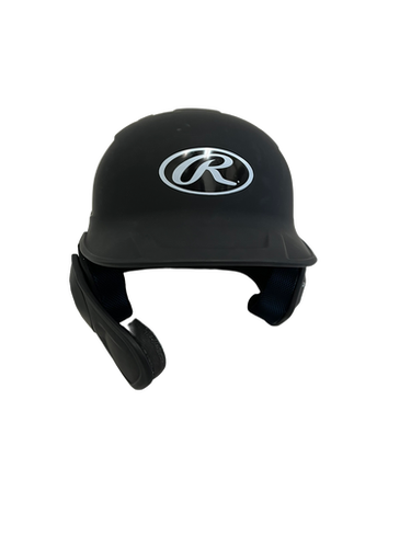 Used Rawlings MACHEXT-SR Batting Helmet No Mask Black One Size 11692-S000138175