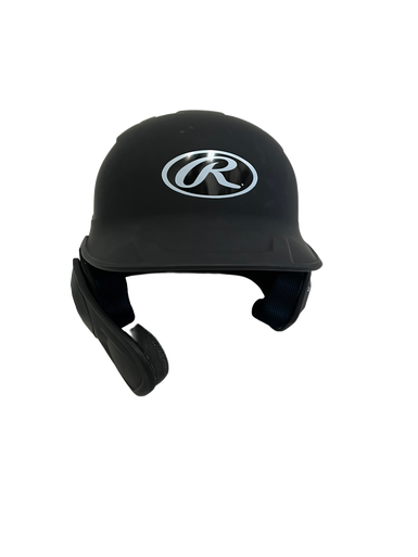 Used Rawlings MACHEXT-SR Batting Helmet No Mask Black One Size 11692-S000138175