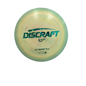 Used Discraft ESP CRANK Disc Golf Driver Yellow 174g 11692-S000138203