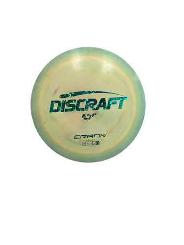 Used Discraft ESP CRANK Disc Golf Driver Yellow 174g 11692-S000138203