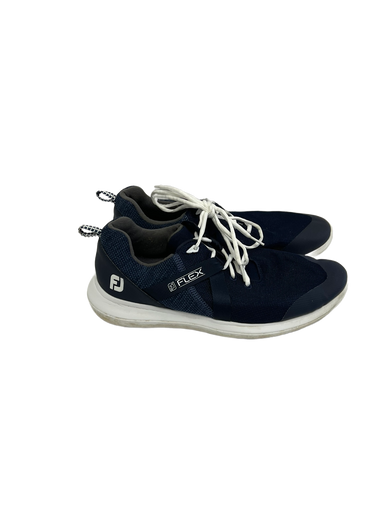 Used Foot Joy FLEX Mens Golf Shoes Navy Blue Senior 11 11692-S000138237