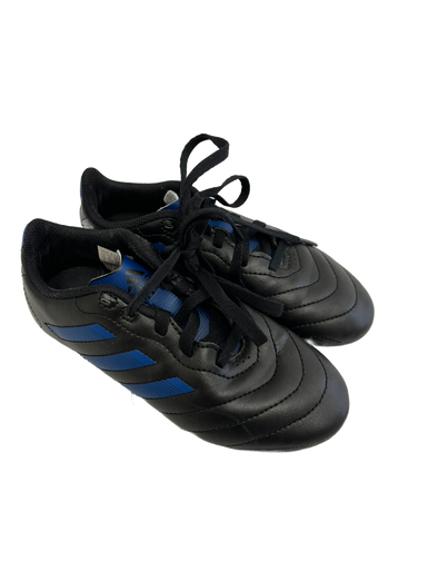 Used Adidas GOLETTO Soccer Cleats Black And Royal Blue Junior 01 11692-S000138246