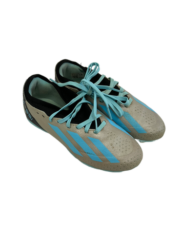 Used Adidas MESSI Soccer Cleats Grey Junior 02 11692-S000138249