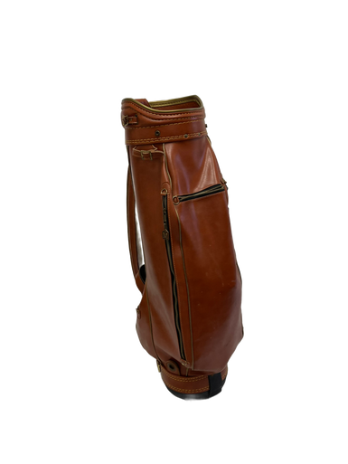 Used Miller 6 WAY CART BAG Mens Cart Bag Brown 11692-S000138273
