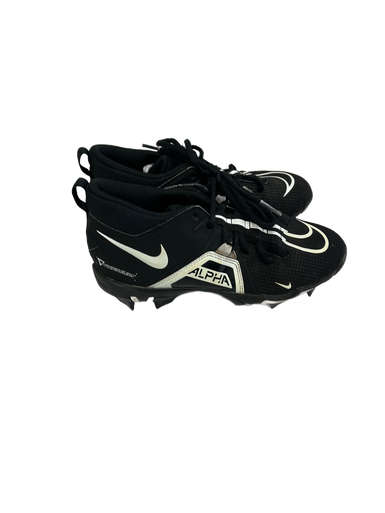 Used Nike ALPHA MENACE 3 Jr FB Cleats Black Junior 05.5 11692-S000138299