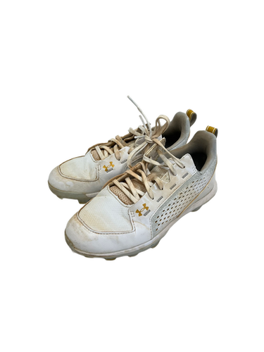 Used Under Armour Harper Junior 5.5 BB/SB Cleats White  11692-S000136722