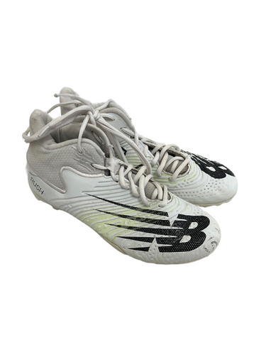 Used New Balance RUSH LAX Cleats Mens White Senior 7 11692-S000137964