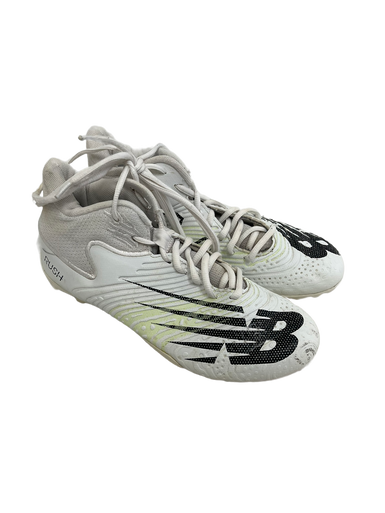 Used New Balance RUSH LAX Cleats Mens White Senior 7 11692-S000137964