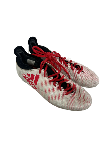 Used Adidas TECHFIT Soccer Cleats White Senior 5.5 11692-S000137971