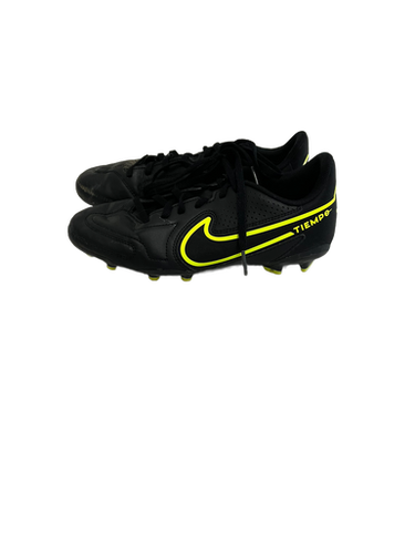 Used Nike TIEMPO Soccer Cleats Black Junior 05 11692-S000138015