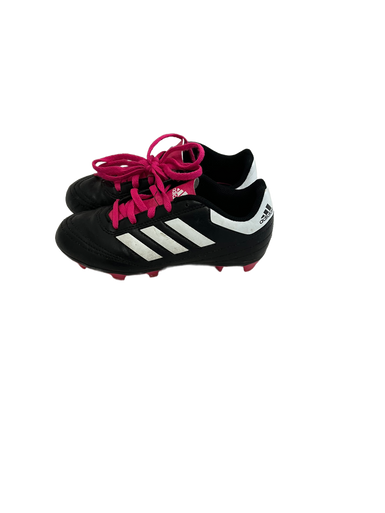 Used Adidas GOLETTO Soccer Cleats Black And Pink Youth 13.0 11692-S000138073