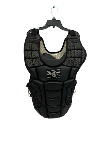 Used Rawlings MACH NOCSAE Catchers Chest Protector Black Adult 11692-S000138069