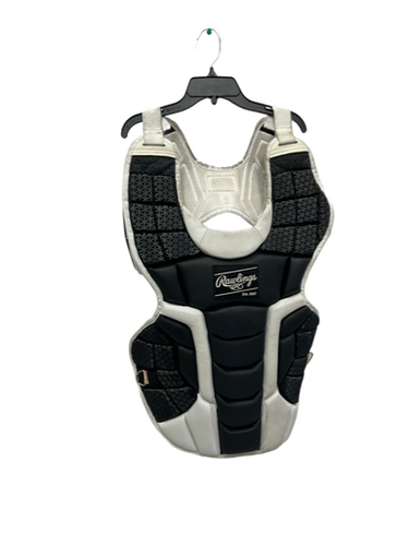 Used Rawlings MACH NOCSAE Catchers Chest Protector Black Adult 11692-S000138070