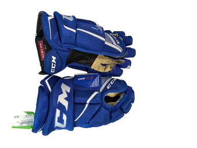 Used CCM Senior Gloves Royal Blue 14" 11472-S000142023