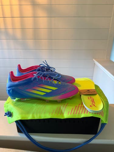 Blue Unisex Size M 8.5 (W 9.5) Adidas F50 Elite FG Cleats (New)
