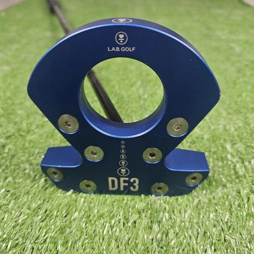 L.A.B. LAB Golf DF3 Blue Custom 35" Right Handed Mallet Putter Graphite RH
