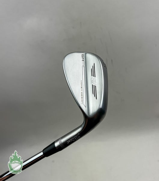 Used Titleist Vokey SM9 F Grind Tour Chrome Wedge 50*-08 Wedge Flex Steel Golf