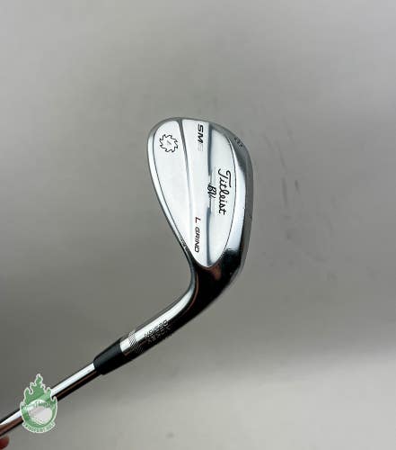 RH Titleist Vokey SM6 Chrome L Grind Wedge 58*-04 Wedge Flex Steel Golf Club