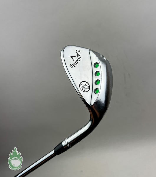 Callaway Mack Daddy PM Grind Wedge 64*-10 Hi-Rev 2.0 Stiff Flex Steel Golf Club