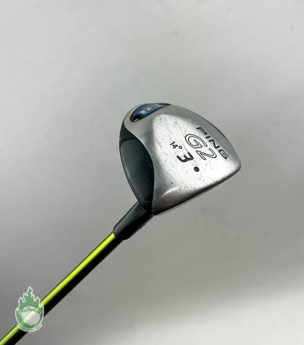 Right Handed Ping G2 Fairway 3 Wood 14* NV 75g Stiff Flex Graphite Golf Club