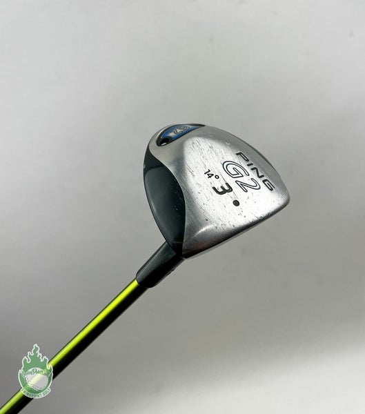 Right Handed Ping G2 Fairway 3 Wood 14* NV 75g Stiff Flex Graphite Golf Club