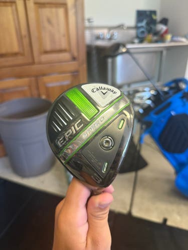 Men's Callaway Epic Speed Right Handed Fairway Wood Regular Flex 3 Wood (Used)