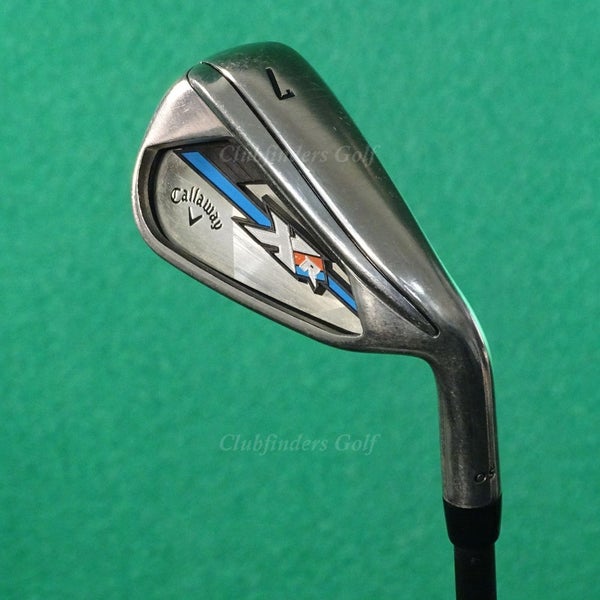 Callaway XR OS Single 7 Iron Mitsubishi Rayon Fubuki AT 50 Graphite Seniors