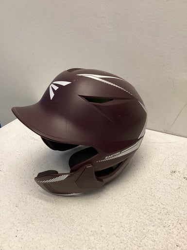Used Easton ELITE AX Batting Helmet No Mask Maroon M/L 11443-S000195890