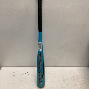 Used Rawlings RAPTOR BB/SB T-Ball Bat Teal 24" 11443-S000195895