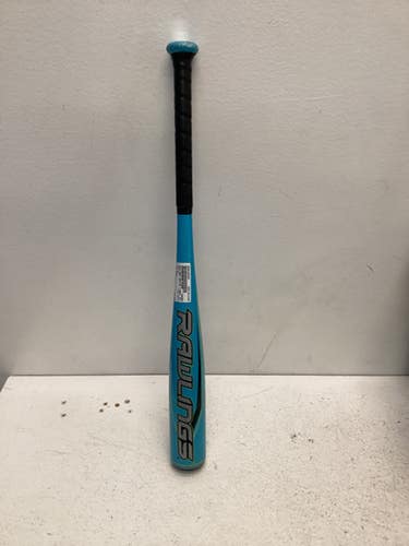 Used Rawlings RAPTOR BB/SB T-Ball Bat Teal 24" 11443-S000195895
