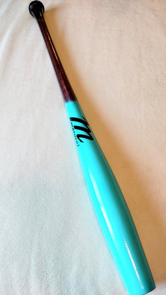 NEW Marucci Torpedo 33"/32oz Maple Wood Baseball Bat Blem Teal/Natural Dark Cherry/Galaxy