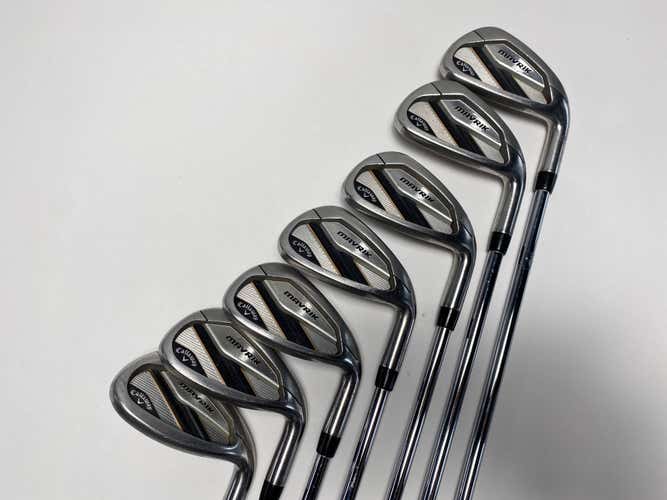 Callaway Mavrik Iron Set 5-PW+AW+SW XP 95 R300 Regular Steel Mens RH-No 7 Iron