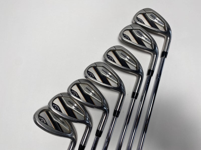 Callaway Mavrik Iron Set 5-PW+AW+SW XP 95 R300 Regular Steel Mens RH-No 7 Iron