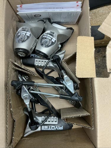 Look Pivot 2.0 15 GW Alpine Ski Bindings, Raw, 95mm NEW