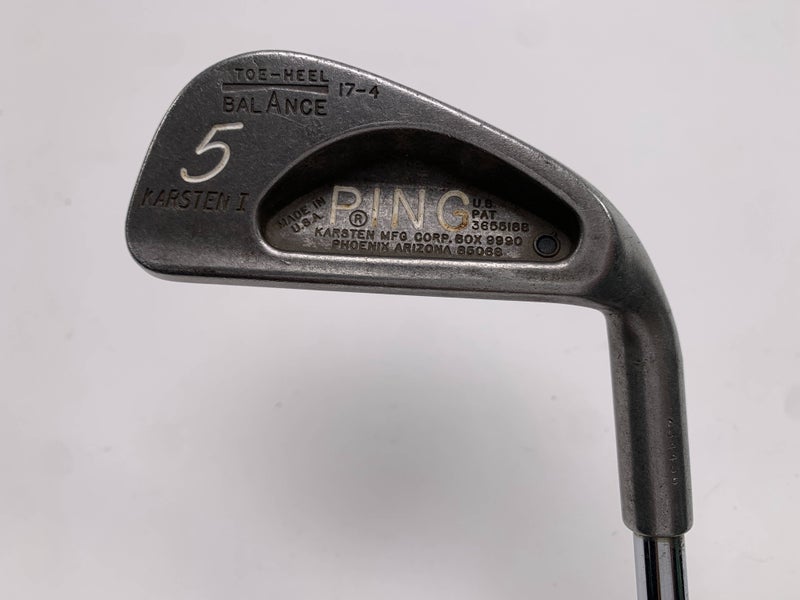 Ping Karsten I Single 5 Iron Black Dot Karsten ZZ-Lite Stiff Steel Mens RH