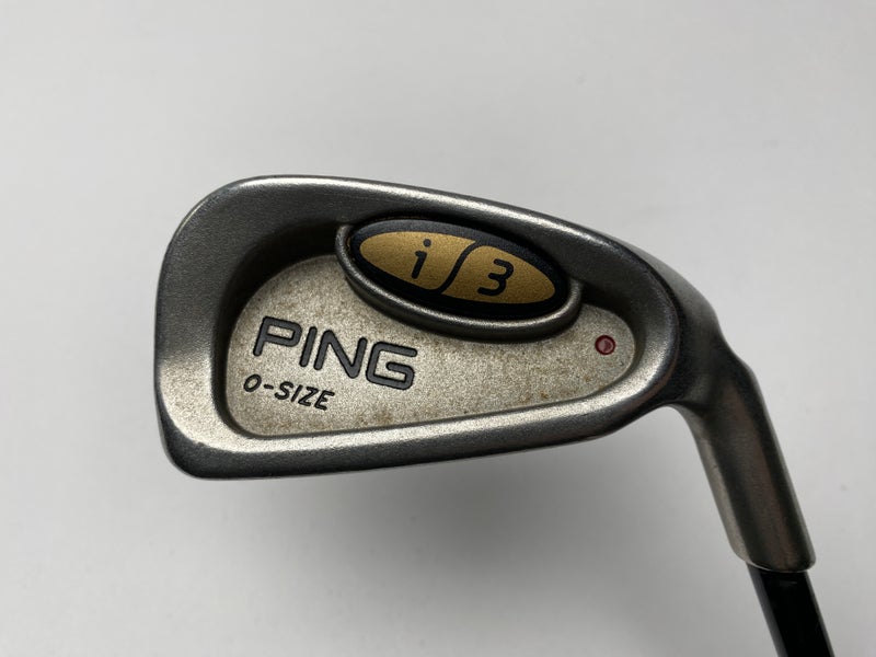 Ping i3 Oversize Single 4 Iron Maroon Dot 5* Up  Accupower Gold Regular RH