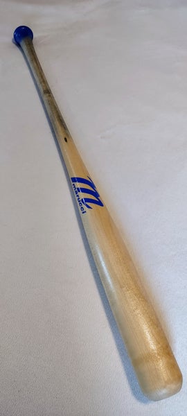 NEW Marucci 33"/31oz AB2 Maple Wood Baseball Bat Blem Natural/Carbon Gray/Blue