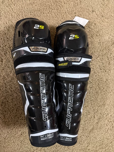 Senior Bauer Supreme 2S 14" Shin Pads (New)