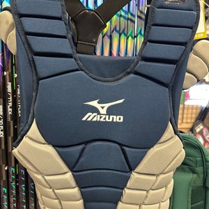 Adult Mizuno Catcher's Chest Protector (Used) fastpitch softball blue and navy slowpitch senior