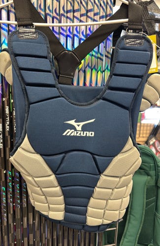 Adult Mizuno Catcher's Chest Protector (Used) fastpitch softball blue and navy slowpitch senior
