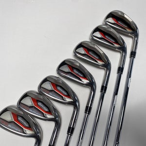 TaylorMade Aeroburner HL Iron Set 4-PW Regular Steel Mens RH