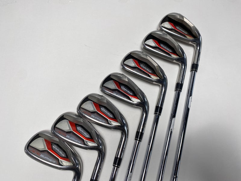 TaylorMade Aeroburner HL Iron Set 4-PW Regular Steel Mens RH