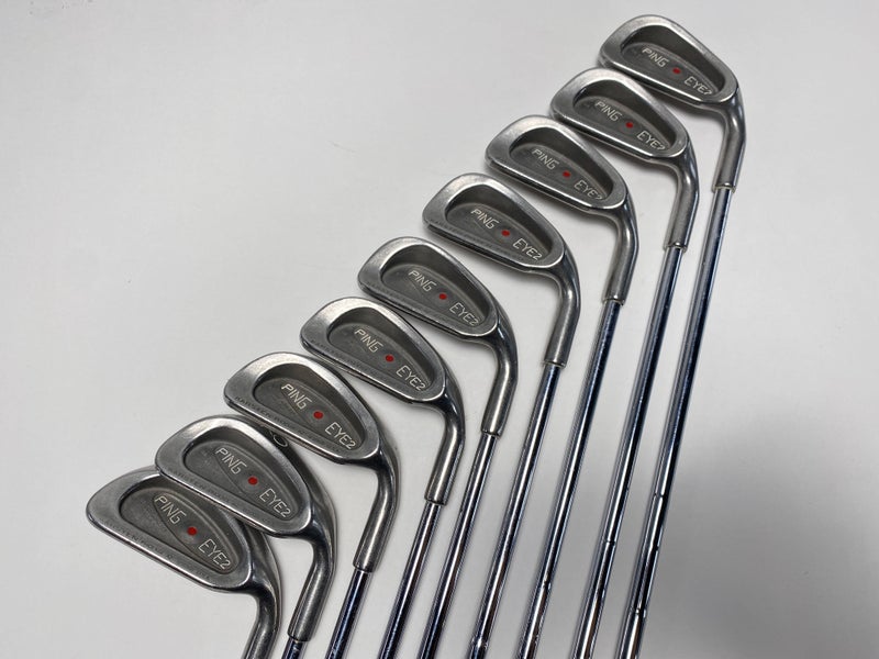 Ping Eye 2 Iron Set 2-PW Red Dot Karsten ZZ-Lite Stiff Steel Mens RH