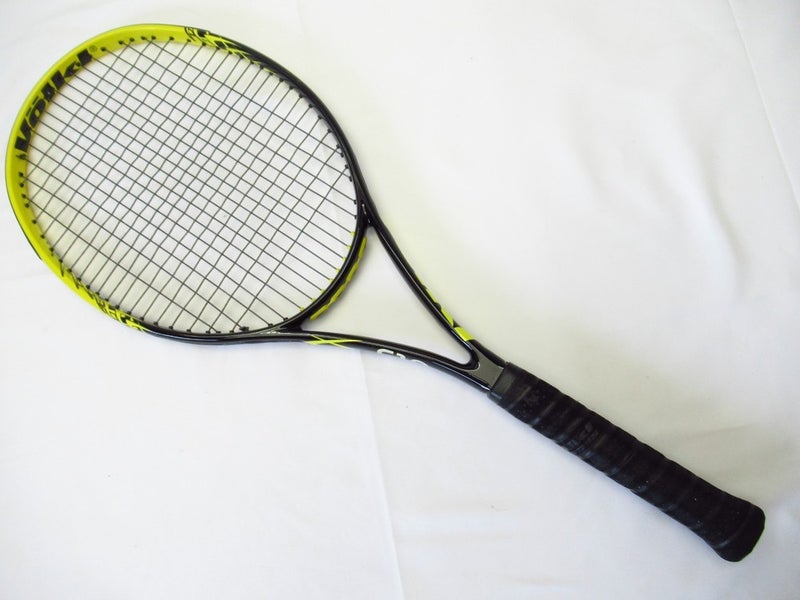 *CRACKED* VOLKL C10 PRO TENNIS RACQUET (4 1/8) PRE-STRUNG. FROM A COLLECTOR